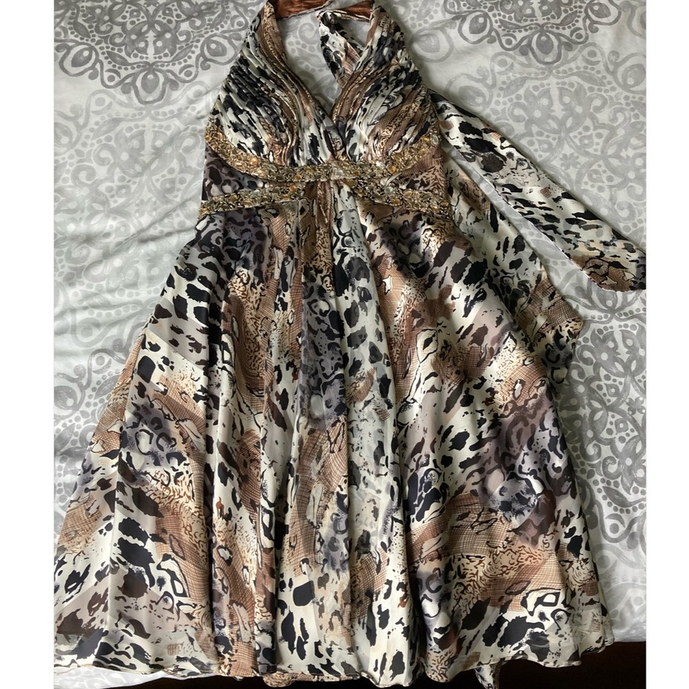 Animal print dress size 8